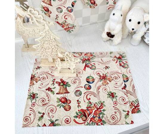 Серветка-підкладка 34х44 LiMaSo (MIRRA-34), Тип: серветки, Основний колір: червоний, Форма скатертини: прямокутна, Розмір: 34x44, зображення 2