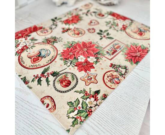 Серветка-підкладка 34х44 LiMaSo (NAT-34), Тип: серветки, Основний колір: червоний, Форма скатертини: прямокутна, Розмір: 34x44, зображення 3