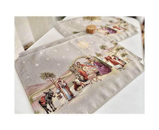 Серветка-підкладка 37х49 LiMaSo (RUNNER1153-49), Тип: серветки, Основний колір: бежевий, Форма скатертини: прямокутна, Розмір: 37x49, зображення 3