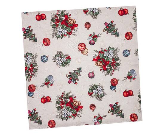 Скатертина гобеленова 97х100 LiMaSo (CABETO-100), Тип: скатерти, Цвет: красный, Форма скатерти: квадратная, Размер: 97x100, изображение 2