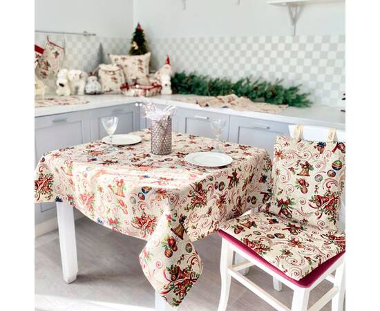 Скатертина гобеленова 137х280 LiMaSo (MIRRA-280), Тип: скатерти, Цвет: красный, Форма скатерти: прямоугольная, Размер: 137x280, изображение 5