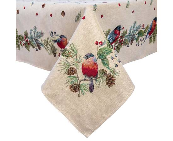 Скатертина гобеленова 137х280 LiMaSo (RUNNER1066-280), Тип: скатерти, Цвет: зеленый, Форма скатерти: прямоугольная, Размер: 137x280, изображение 2