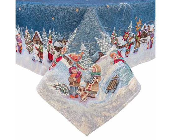 Скатертина гобеленова 137х180 LiMaSo (RUNNER1160-180), Тип: скатертини, Основний колір: синій, Форма скатертини: прямокутна, Розмір: 137x180, зображення 2