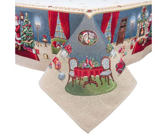 Скатертина гобеленова 137х180 LiMaSo (RUNNER1196-180), Тип: скатертини, Основний колір: червоний, Форма скатертини: прямокутна, Розмір: 137x180, зображення 2