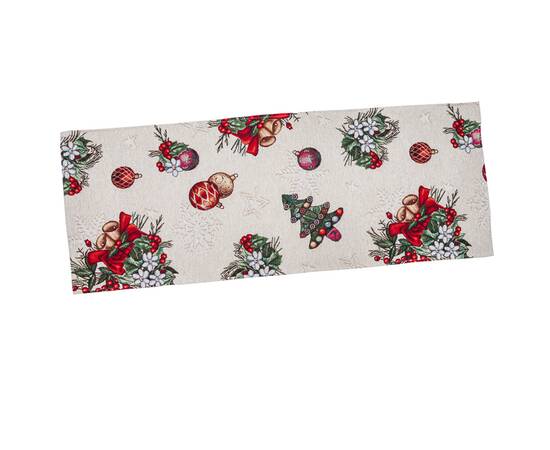 Гобеленова доріжка на стіл 45х140 LiMaSo (CABETO-45), Тип: дорожки (раннеры), Цвет: красный, Форма скатерти: прямоугольная, Размер: 45x140, изображение 2