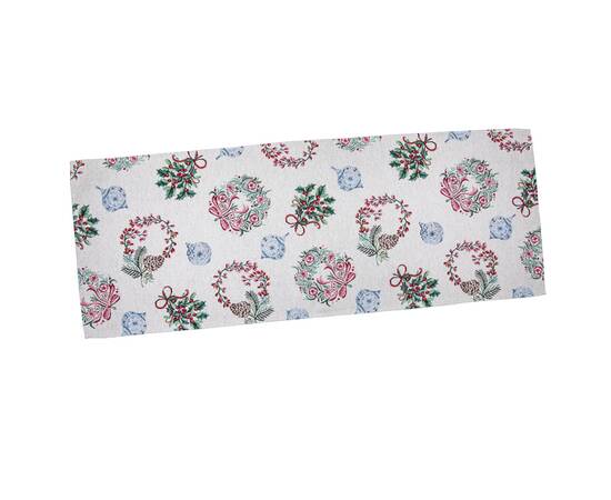 Гобеленова доріжка на стіл 37х100 LiMaSo (CORONA-37), Тип: доріжки (раннери), Основний колір: зелений, Форма скатертини: прямокутна, Розмір: 37x100, зображення 2