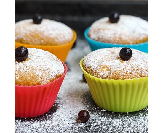 Форма для випікання кексів силіконова 12шт Maestro (MR1177), зображення 2