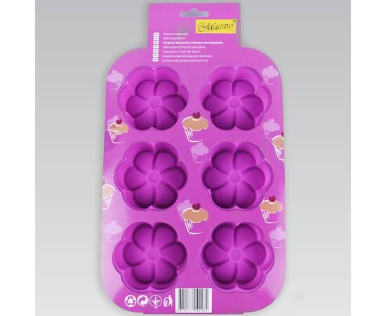 Форма для випікання силіконова Квіти Maestro (MR1596), зображення 3