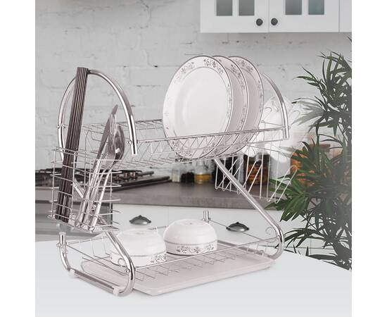 Сушарка для посуду дворівнева Rainbow Maestro (MR1025-38), зображення 2