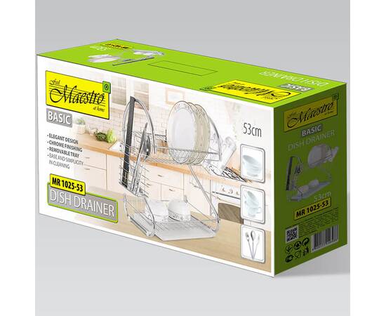 Сушарка для посуду дворівнева Rainbow Maestro (MR1025-53), зображення 3