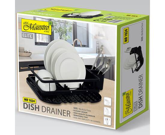 Сушарка для посуду з піддоном Maestro (MR1024), зображення 3
