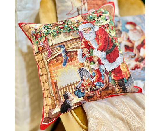 Подушка гобеленова 45X45 LiMaSo (KISS894 (золотий люрекс)), зображення 3