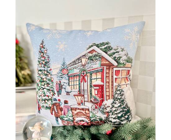 Подушка гобеленова 45x45 LiMaSo (VILLAGE CO3-NV), зображення 2