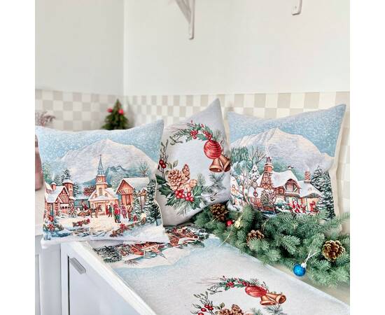 Подушка гобеленова 45x45 LiMaSo (ZERMAT CO1-NV), зображення 3