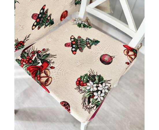 Подушка на стілець гобеленова 40х40 LiMaSo (CABETO-PS), зображення 2