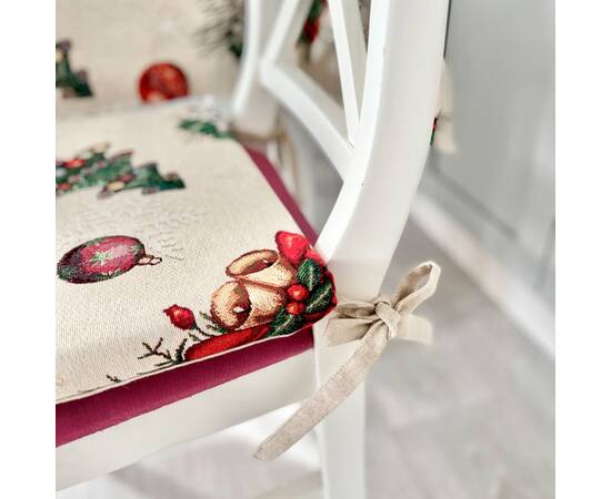 Подушка на стілець гобеленова 40х40 LiMaSo (CABETO-PS), зображення 3