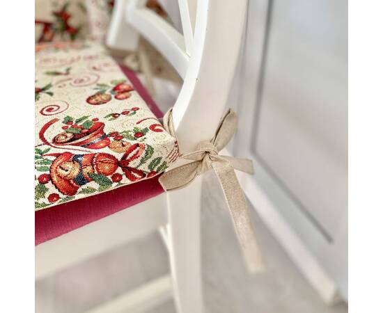 Подушка на стілець гобеленова 40х40 LiMaSo (MIRRA-PS), зображення 3