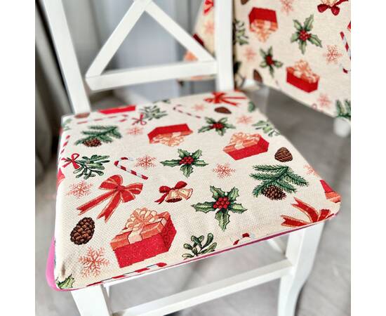 Подушка на стілець гобеленова 40х40 LiMaSo (SPARKLE-PS), зображення 2