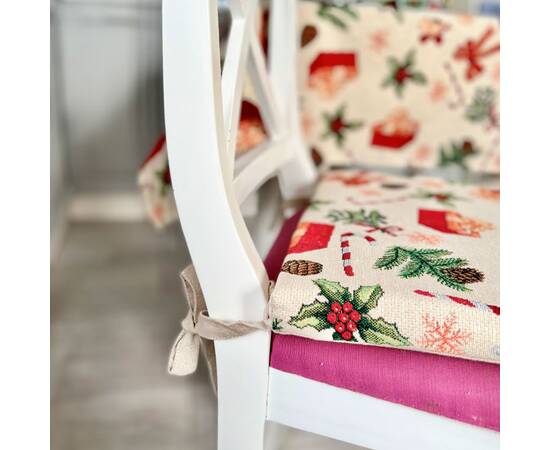 Подушка на стілець гобеленова 40х40 LiMaSo (SPARKLE-PS), зображення 3
