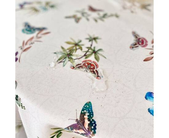 Скатертина з водовідштовхуючим покриттям O155 LiMaSo (TIKAL-155D), Тип: скатерти, Цвет: коричневый, Форма скатерти: круглая, Размер: Ø155, изображение 5