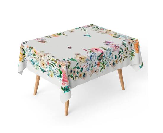 Скатертина з водовідштовхуючим покриттям 145x145 LiMaSo (MANTEL NAPOLES-145), Тип: скатерти, Цвет: розовый, Форма скатерти: квадратная, Размер: 145x145, изображение 4