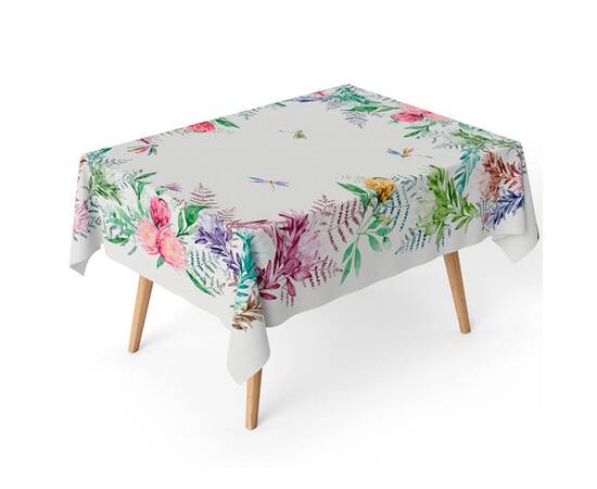 Скатертина з водовідштовхуючим покриттям 145x145 LiMaSo (MANTEL PROTEA-145), Тип: скатерти, Цвет: зеленый, Форма скатерти: квадратная, Размер: 145x145, изображение 5