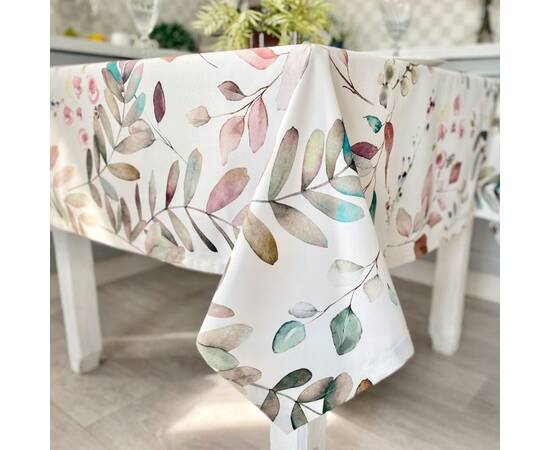 Скатертина з водовідштовхуючим покриттям 150х150 LiMaSo (MANTEL XALLY-150), Тип: скатерти, Цвет: бежевый, Форма скатерти: квадратная, Размер: 150x150, изображение 4