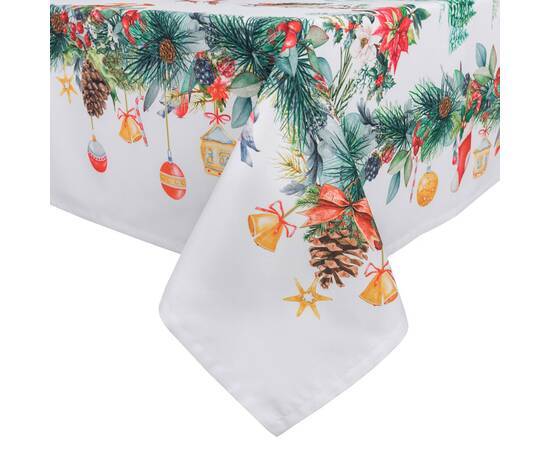 Скатертина з водовідштовхуючим покриттям 150х215 LiMaSo (NAVIDAD106-215), Тип: скатертини, Основний колір: зелений, Форма скатертини: прямокутна, Розмір: 150x215, зображення 2