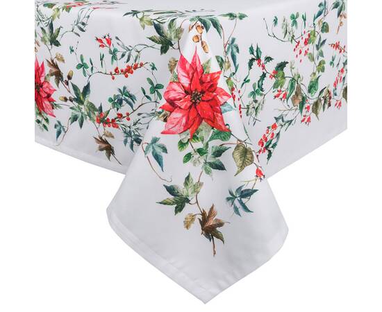 Скатертина з водовідштовхуючим покриттям 150х150 LiMaSo (NAVIDAD107-150), Тип: скатерти, Цвет: красный, Форма скатерти: квадратная, Размер: 150x150, изображение 2