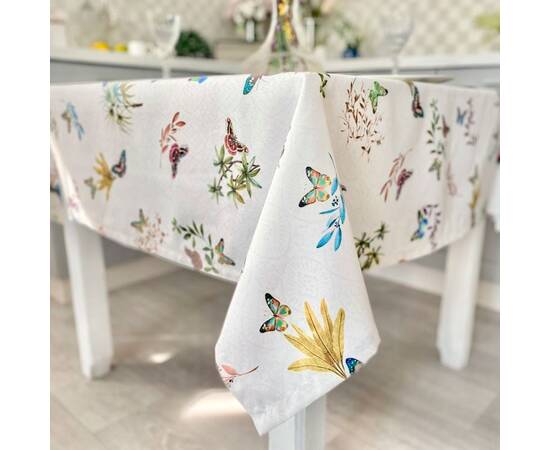 Скатертина з водовідштовхуючим покриттям 150x280 LiMaSo (TIKAL-280), Тип: скатерти, Цвет: коричневый, Форма скатерти: прямоугольная, Размер: 150x280, изображение 4