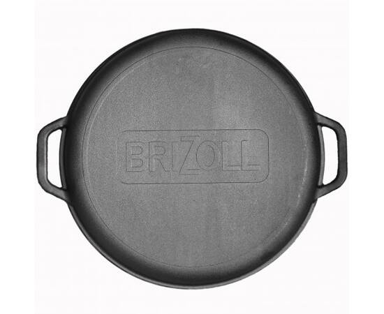 Крышка - сковорода чугунная 360 мм (для M3680U, KA08, KA10, W36) Brizoll (A360KS), Диаметр: 36 см, изображение 2