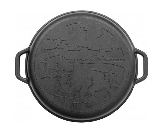 Кришка - чавунна сковорода 400 мм (для KA12, KA15) Brizoll (A400KS), Діаметр: 40 см, зображення 2
