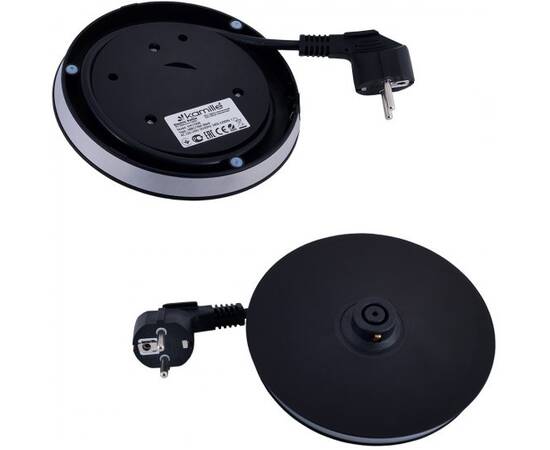 Чайник 1,5л електричний з синім LED підсвічуванням Kamille (1700B), зображення 6