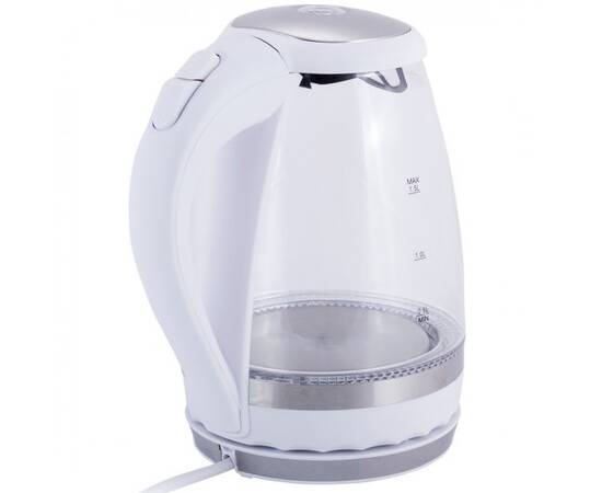 Чайник 1,5л електричний з синім LED підсвічуванням Kamille (1701A), зображення 3