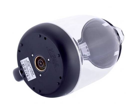 Чайник 1,7л электрический из боросиликатного стекла, бело-чёрный Kamille (1720B), изображение 4