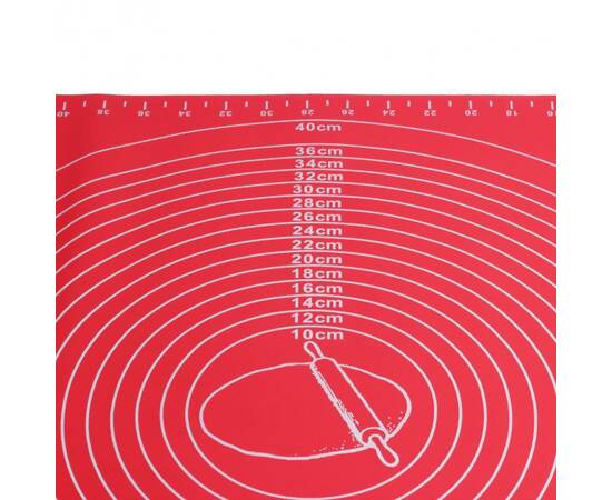 Коврик силиконовый 60x45 см для раскатки теста и выпечки Kamille (7786), изображение 3