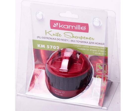 Точилка для ножей 6x6x6.5 см с присоской Kamille (5702), изображение 4