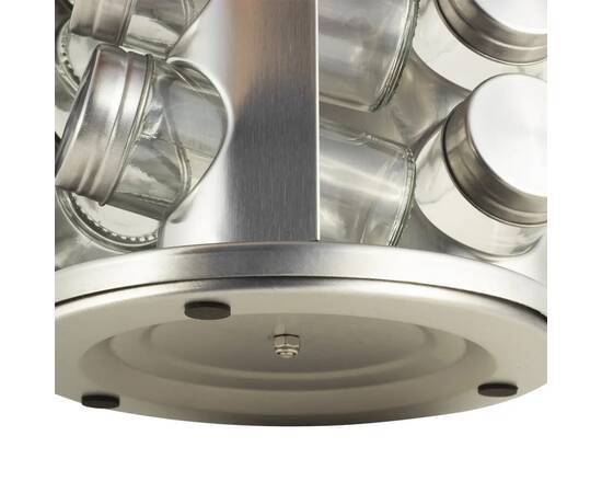 Набір ємностей для спецій на круглій підставці 12шт Ofenbach (101000), зображення 6