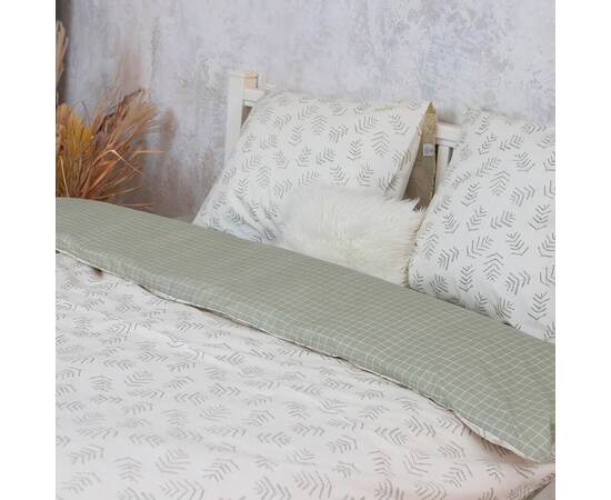 Постельное белье 22205 ранфорс 143х210 Вилюта, Размер: полуторный 145х210, Основной цвет: оливковый, изображение 2