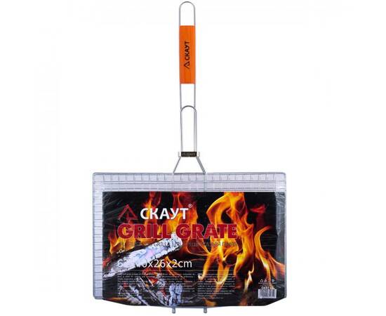 Решетка для овощей 40x26x2 см с деревянной ручкой Скаут (716), изображение 4