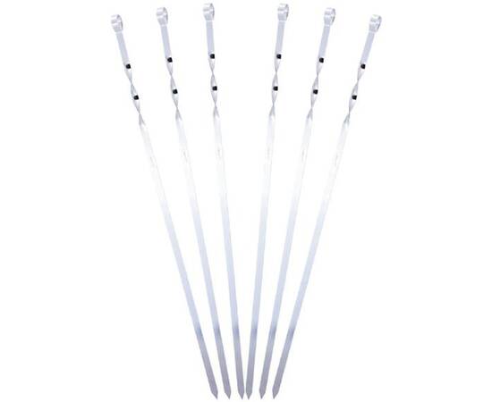 Шампури плоскі 6шт 60x1 см (в комплекті чохол) Скаут (0713А), зображення 2