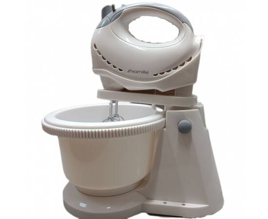 Міксер ручний з чашею 250 Вт (5 швидкостей) Kamille (6753), зображення 2