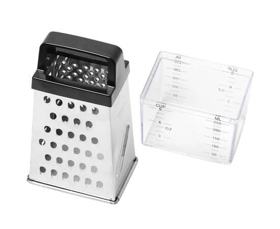 Тертка (4 типу лез) з контейнером Kamille (7205), зображення 3