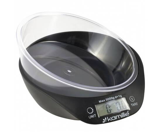Ваги кухонні електронні 20,5x18,4x6,1 см Kamille (7110), зображення 2