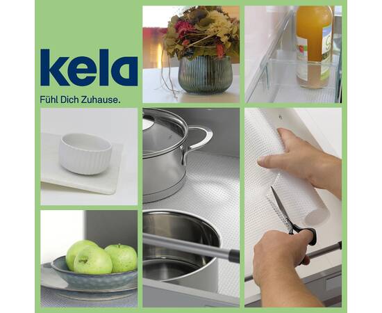 Килимок для ящиків KELA Linnea білий 150х50 см (11390), Колір: білий, Розмір: 50x150, зображення 2