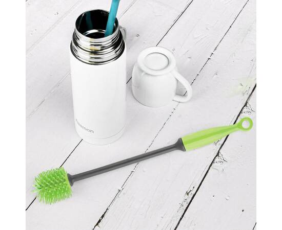 Ершик для бутылок 30 см Maestro зеленый (MR1163-з), изображение 2