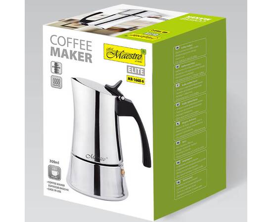 Кававарка гейзерна 300 мл. Maestro (MR1668-6), зображення 3