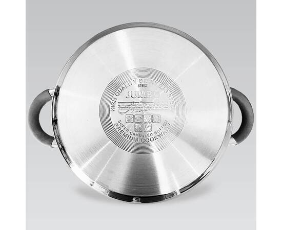 Каструля 16 см, 1,7 л Maestro (MR3507-16), Тип: каструля, Об'єм: 1,7 л, Колір: срібний, зображення 3