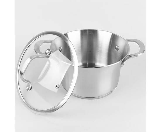 Кастрюля 18 см, 1,75 л Maestro (MR3505-18), Тип: кастрюля, Объем: 1,75 л, Цвет: серебряный, изображение 2