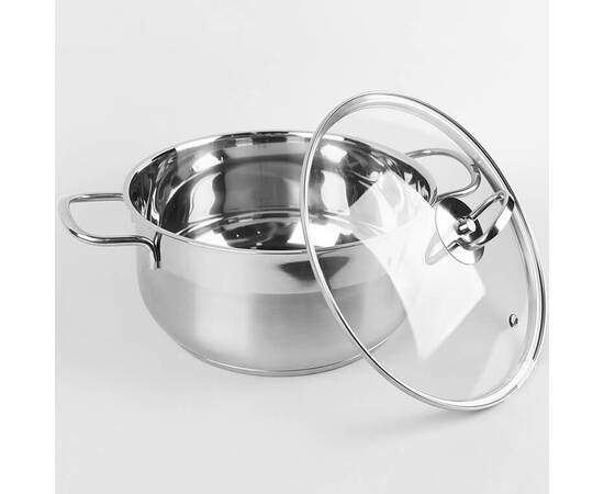 Каструля 18см, 1,9л Maestro (MR3508-18), Тип: каструля, Об'єм: 1,9 л, Колір: срібний, зображення 2